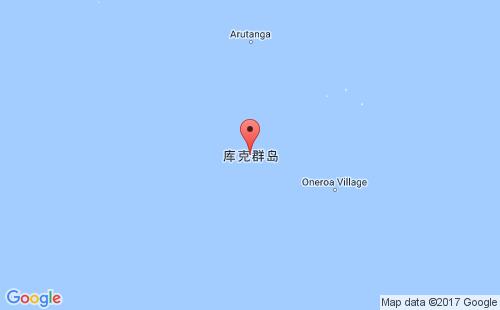 库克群岛港口地图图片