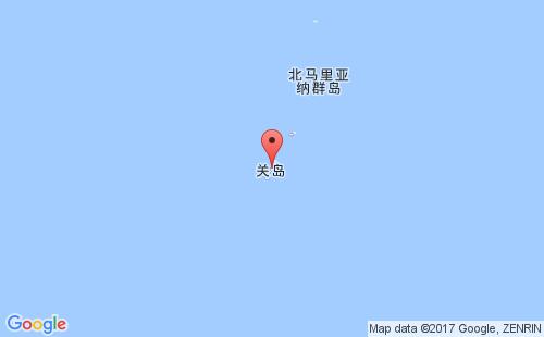 关岛港口地图图片