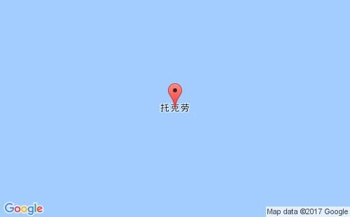 托克劳群岛港口地图图片