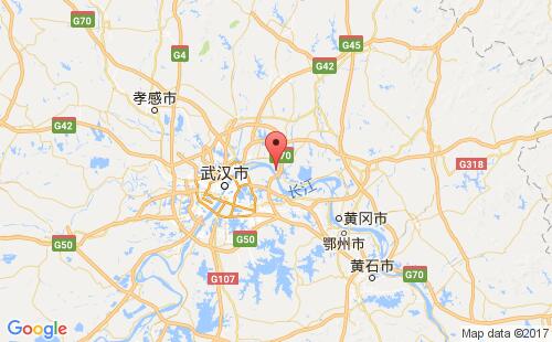 中国港口阳逻,武汉wuhan港口地图