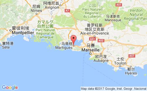 法国港口马蒂格martigues港口地图