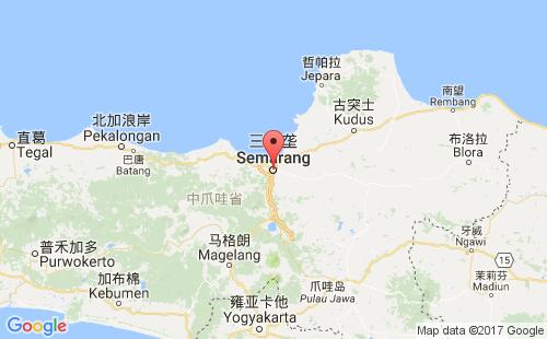 印度尼西亚(印尼)港口三宝垄semarang港口地图