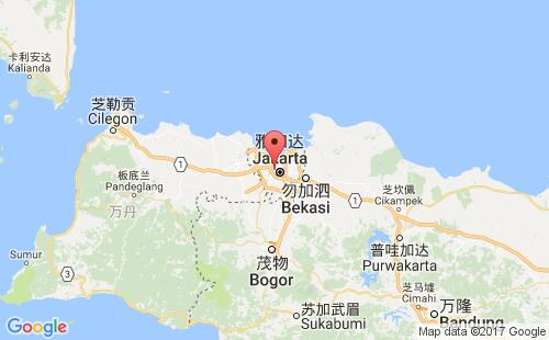 印度尼西亚(印尼)港口双溪格龙sungei gerong港口地图