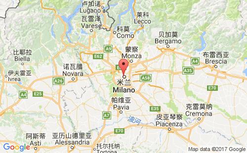 意大利港口米兰milano港口地图