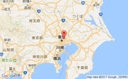 日本港口根岸negishi港口地图