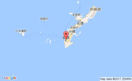 日本港口冲绳okinawa港口地图