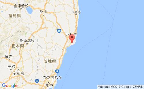 日本港口小名滨onahama港口地图