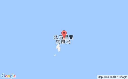 北马里亚纳群岛港口塞班岛saipan island港口地图