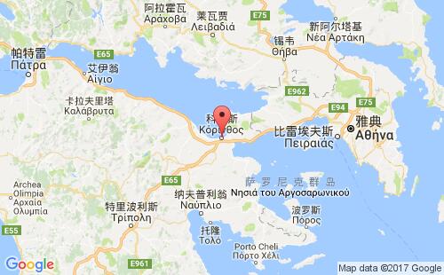 尼加拉瓜港口科林托corinto港口地图