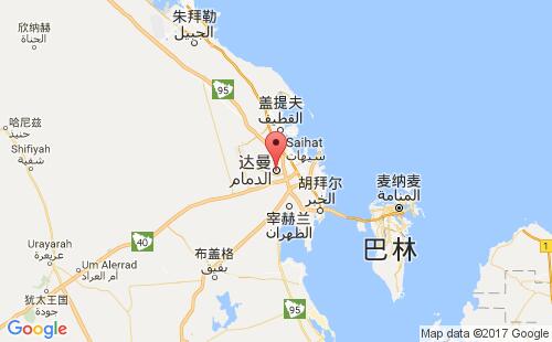 沙特阿拉伯港口达曼dammam港口地图