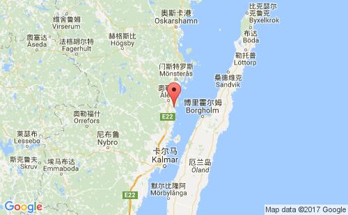 瑞典港口帕塔霍尔姆pataholm港口地图