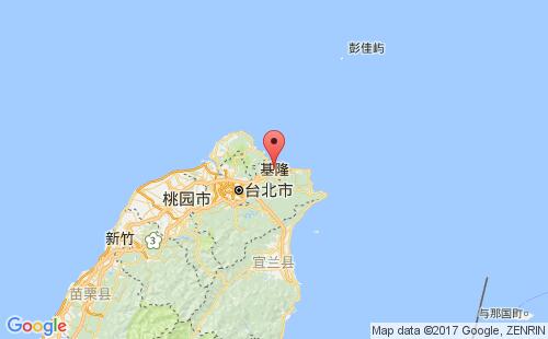 台湾港口台湾基隆keelung港口地图